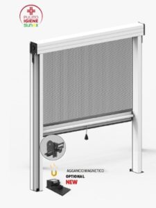 ZANZAR SISTEM KETTY VERTICALE PORTE FINESTRE E FINESTRE